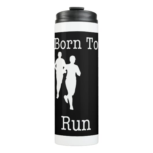 Bouteilles Isothermes Né pour courir (Devant)