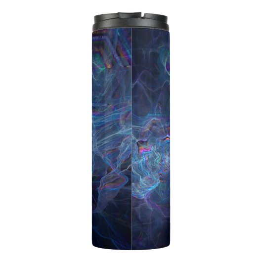 Bouteilles Isothermes Nebula fractale Abstraite et morphe géométrique (Dos)