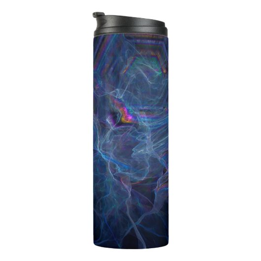 Bouteilles Isothermes Nebula fractale Abstraite et morphe géométrique (Tourné sur la droite)