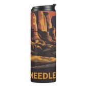 Bouteilles Isothermes Needles Highway South Dakota Red Sky (Tourné sur la gauche)