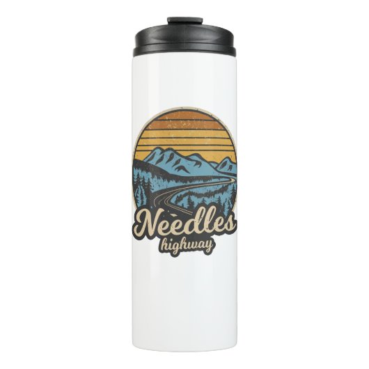 Bouteilles Isothermes Needles Highway South Dakota Retro (Devant)
