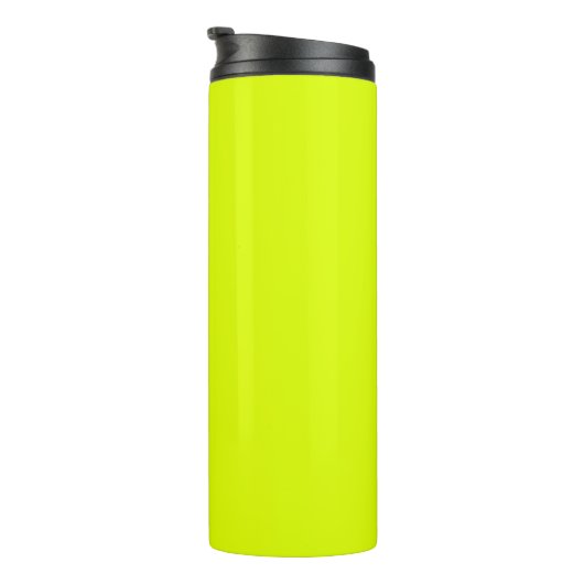 Bouteilles Isothermes Neon Chartreuse couleur solide | Couleur tendance (Tourné sur la droite)