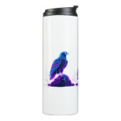 Bouteilles Isothermes Neon Eagle on Glowing Rock – Cyberpunk Style (Tourné sur la gauche)