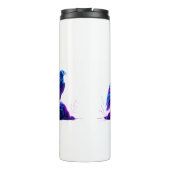 Bouteilles Isothermes Neon Eagle on Glowing Rock – Cyberpunk Style (Dos)