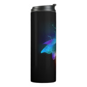 Bouteilles Isothermes Neon Firefly sur noir (Tourné sur la gauche)
