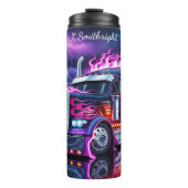 Bouteilles Isothermes Neon Lightning Truck Storm Reflection (Devant)