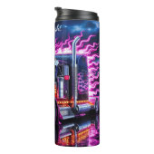 Bouteilles Isothermes Neon Lightning Truck Storm Reflection (Tourné sur la droite)