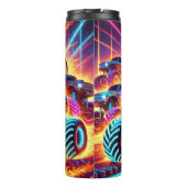 Bouteilles Isothermes Neon Monster Truck Racing Flames Thrill (Dos)