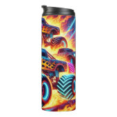 Bouteilles Isothermes Neon Monster Truck Racing Flames Thrill (Tourné sur la droite)