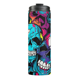 Bouteilles Isothermes Neon Night Skuls