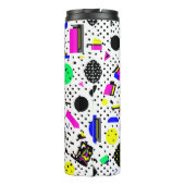 Bouteilles Isothermes Neon Retro Memphis Geometric Chaos Pattern (Dos)