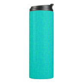Bouteilles Isothermes Néon turquoise texturé. (Tourné sur la gauche)