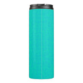Bouteilles Isothermes Néon turquoise texturé. (Dos)