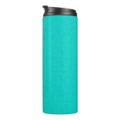 Bouteilles Isothermes Néon turquoise texturé. (Tourné sur la droite)