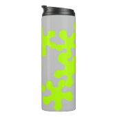 Bouteilles Isothermes néon vert citron gris fun (Tourné sur la droite)