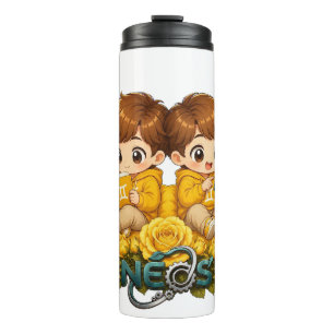 Bouteilles Isothermes Neos Kawaii Zodiaque Gémeaux