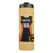 Bouteilles Isothermes Netball personnalisé (Devant)