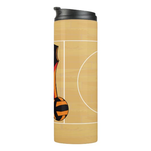 Bouteilles Isothermes Netball personnalisé (Tourné sur la droite)