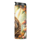 Bouteilles Isothermes Nid de famille de hérisson (Tourné sur la droite)