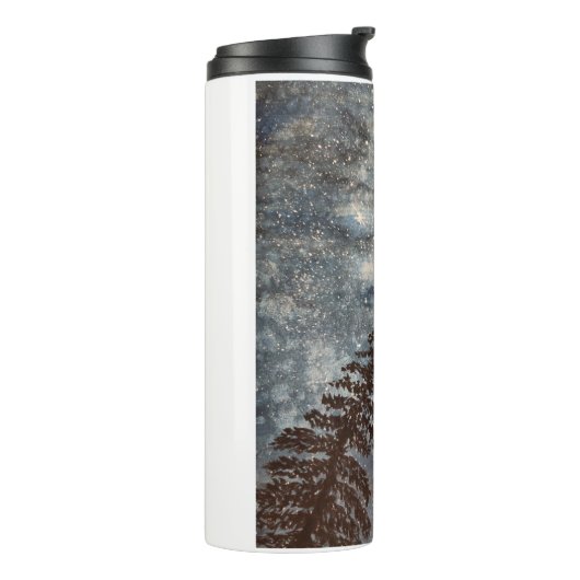 Bouteilles Isothermes Night Sky Art Tumbler Tree Under the Stars (Tourné sur la gauche)