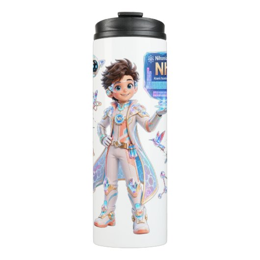 Bouteilles Isothermes Nihonium (Nh) – COLLECTION ATOMIVRA™ (Devant)