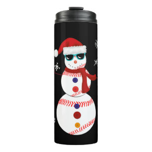 Bouteilles Isothermes Noël Baseball Snowman Santa Hat Cadeau