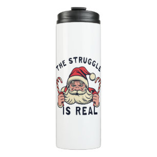 Bouteilles Isothermes Noël blanc, LA LUTTE EST RÉELLE