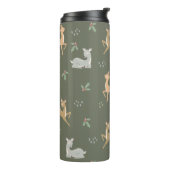 Bouteilles Isothermes Noël Cerf Motif sans couture (Tourné sur la gauche)