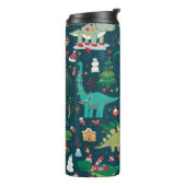 Bouteilles Isothermes Noël de Dinosaur : Bonne année (Tourné sur la gauche)