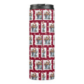 Bouteilles Isothermes Noël de la vache à haute altitude (Dos)