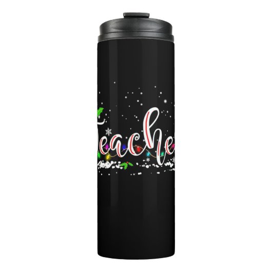 Bouteilles Isothermes Noël de l'enseignant (Devant)