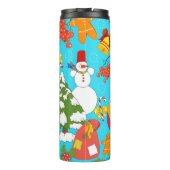 Bouteilles Isothermes Noël de l'ours en peluche : Motif amical pour les  (Dos)