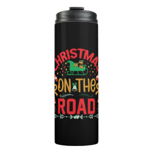 Bouteilles Isothermes Noël de Noël de Noël sur la route