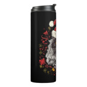 Bouteilles Isothermes Noël du chat perse (Tourné sur la gauche)