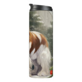 Bouteilles Isothermes Noël du chien espagnol Cavalier King Charles (Tourné sur la droite)