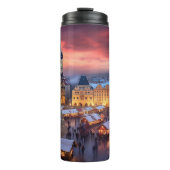 Bouteilles Isothermes Noël du marché de Prague (Devant)