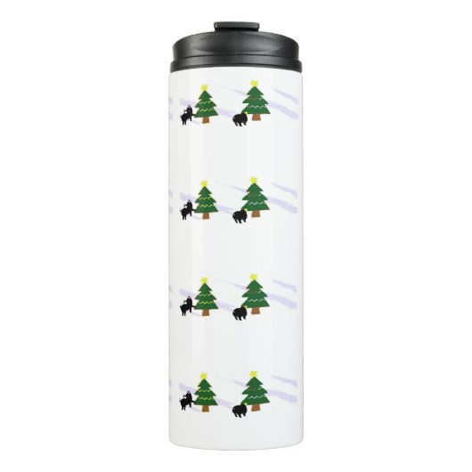 Bouteilles Isothermes Noël du Petit Cochon (Devant)
