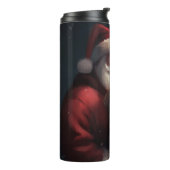 Bouteilles Isothermes Noël festif du Père Noël au Labrador (Tourné sur la gauche)