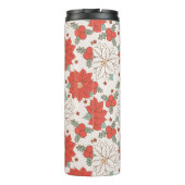 Bouteilles Isothermes Noël Floral Poinsettia Holly Custom (Dos)