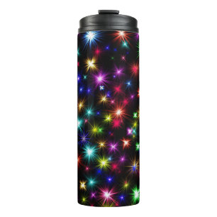 Bouteilles Isothermes Noël, Jour de l'An Lumières colorées-27317