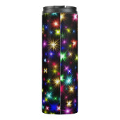 Bouteilles Isothermes Noël, Jour de l'An Lumières colorées-27317 (Dos)