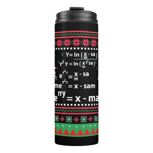 BOUTEILLES ISOTHERMES NOËL MATHÉMATIQUES (Devant)