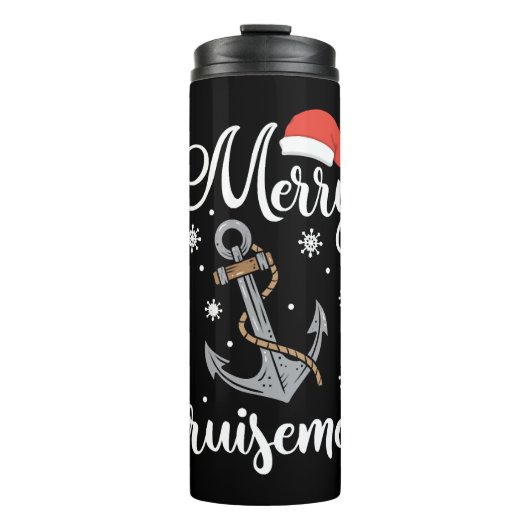 Bouteilles Isothermes Noël Merry Cruisemas Holiday Cruise Cadeau (Devant)