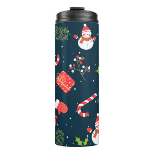 Bouteilles Isothermes Noël mignon Snowman Motif de vacances