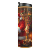 Bouteilles Isothermes Noël Père Noël 4 (Tourné sur la droite)