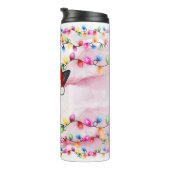 Bouteilles Isothermes Noël Père Noël Allemand Berger Chien Tête (Tourné sur la droite)