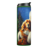 Bouteilles Isothermes Noël Père Noël avec Chiens 4 (Tourné sur la gauche)