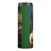 Bouteilles Isothermes Noël Père Noël avec Chiens 4 (Dos)