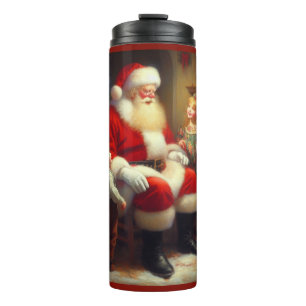 Bouteilles Isothermes Noël Père Noël avec enfants 3