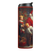 Bouteilles Isothermes Noël Père Noël avec enfants 3 (Tourné sur la gauche)
